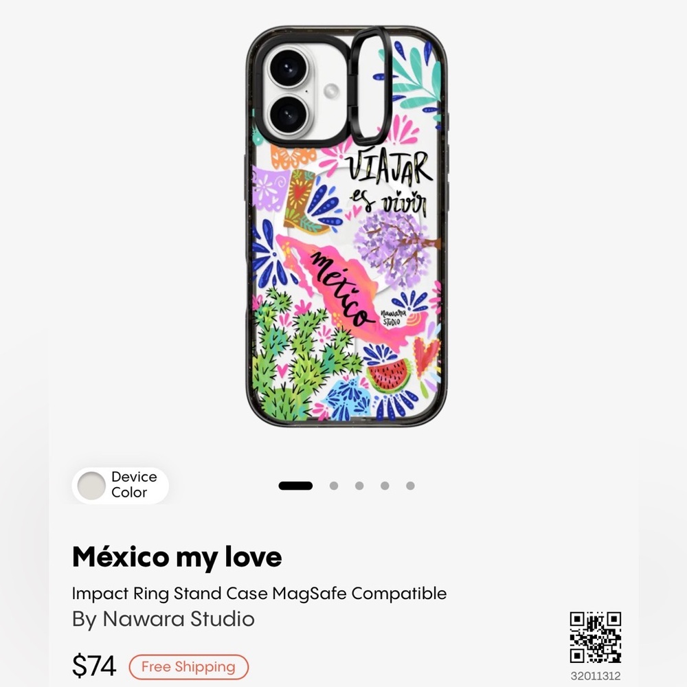 🪅 BNWOT Mexico my love 🌵 Casetify Vibrant Floral iPhone Case. iPhone 16 💞